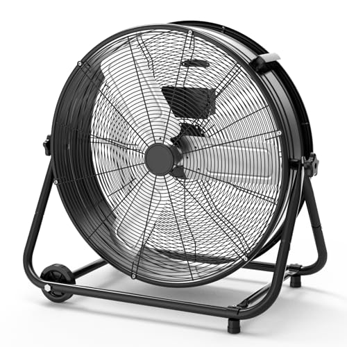 3 Speed Heavy Duty Metal Floor Fan