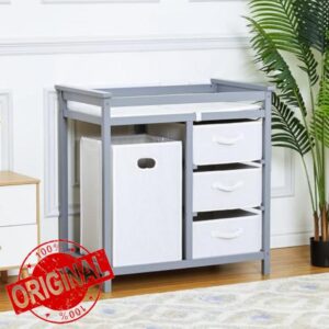 Wooden Diaper Changing Table