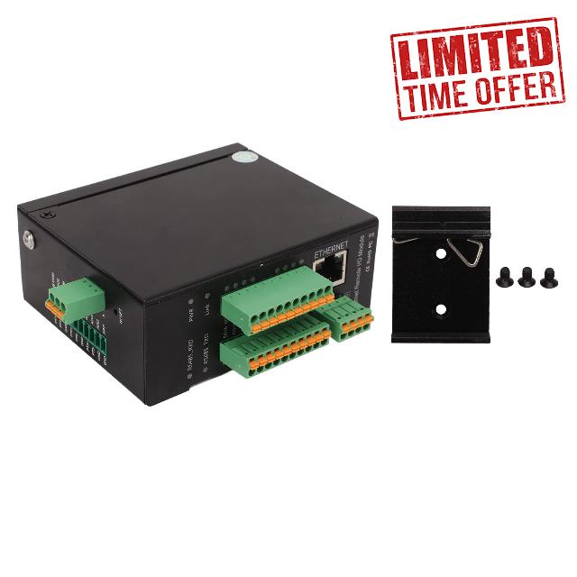 M420T Ethernet Remote IO Module 16 Way DO to for Modbus TCP RTU Analog Input Network IO Controller (0-5V)