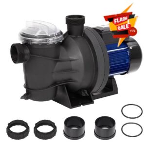 1.1HP Pool Pump for Swimming Pool In/Above Ground Water Pump Single Speed