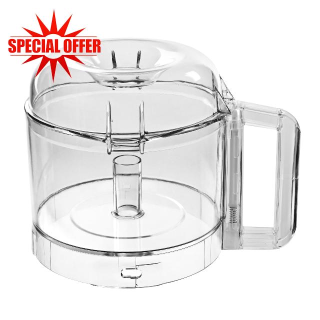 106458S Cutter Bowl Lid and 112203 Cutter Bowl Compatible with Robot Coupe R2 Food Processor