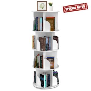Rotating Bookshelf Tower