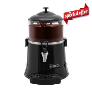 5L Commercial Hot Chocolate Machine 400w Drinking Hot Chocolate Dispenser Temperature Control 86-194℉ Hot Beverage Dispenser Temperature Control System for Milk