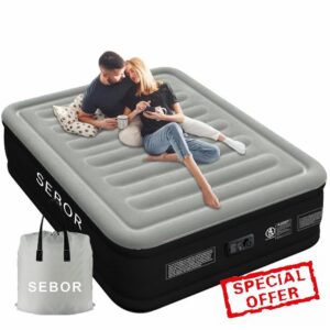 Luxury Queen Air Mattress with Built in Pump