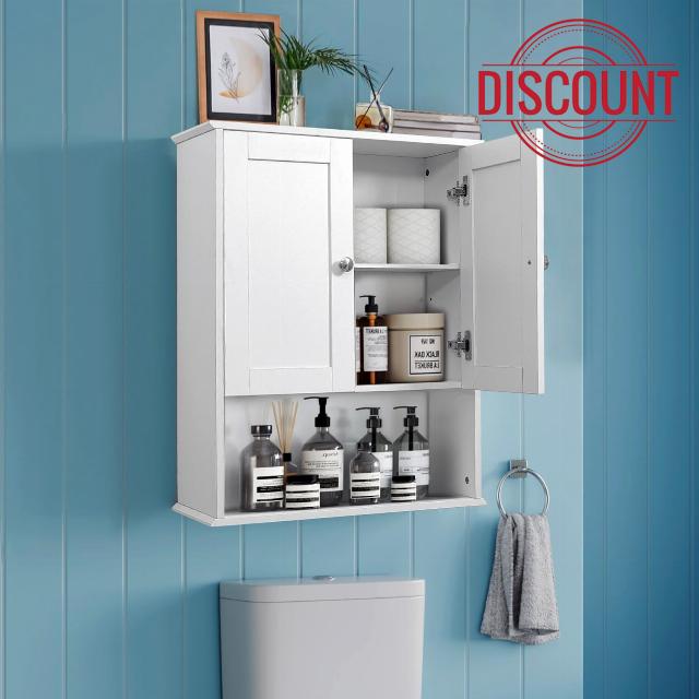 Bathroom Cabinet Wall Mounted Over Toilet Storage Cabinet