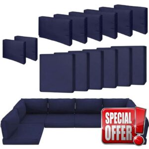 14 Piece Outdoor Patio Cushion Cover Replacement