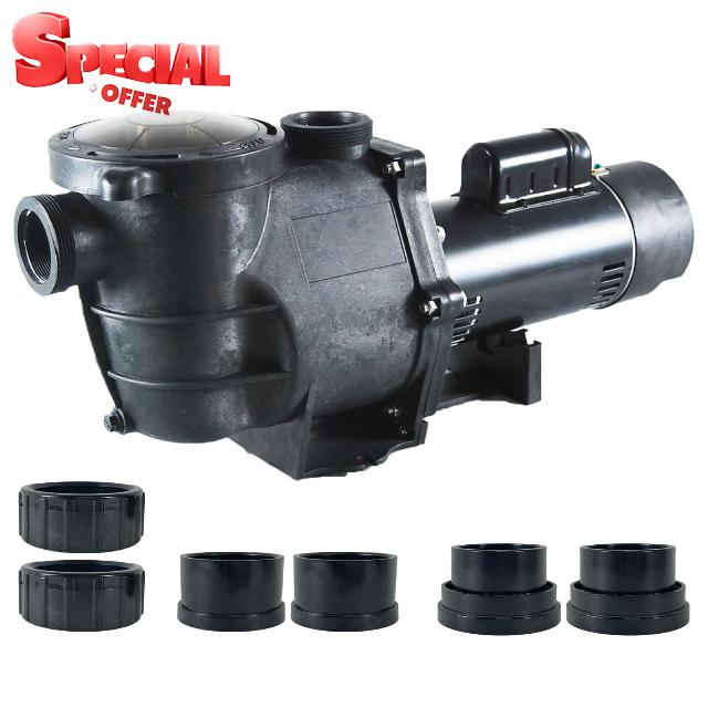 2HP Variable Two Speed In/Above Ground Pool Pump