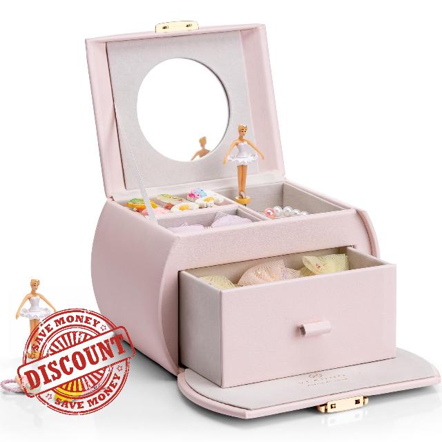 Vlando Musical Jewellery Box with Spinning Ballerina
