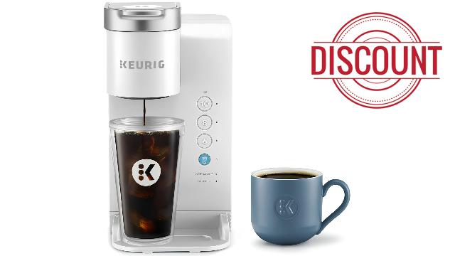 KeurigK K-Iced Essentials Iced and Hot Single-Serve K-Cup Pod Coffee Maker