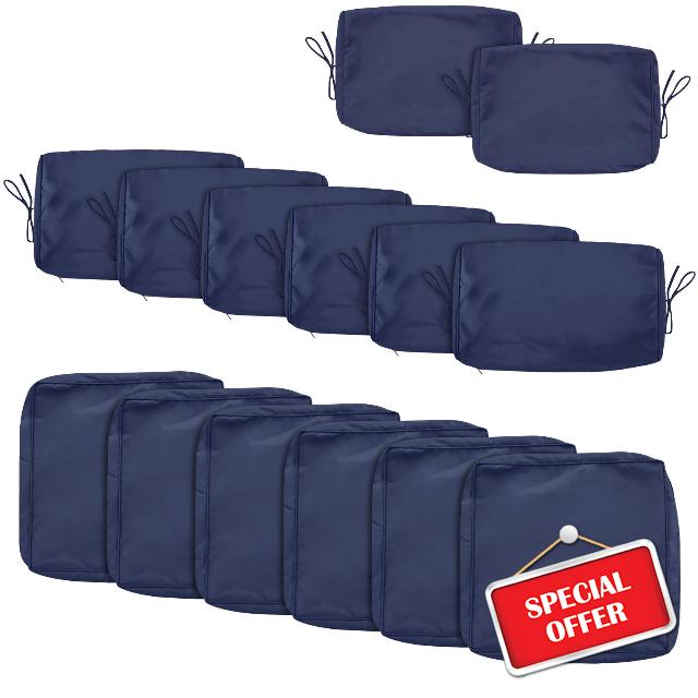 Patio Cushion Covers for Outdoor Sectional Sofa