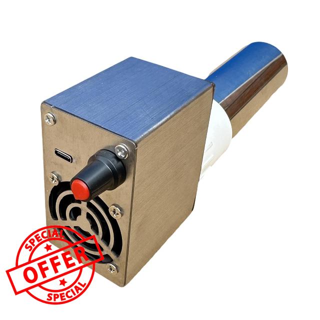 OralGos Barbecue Air Blower Portable BBQ Blower Handhelds Fan Barbecue Electricity Air Blower Fire Tool for Outdoo