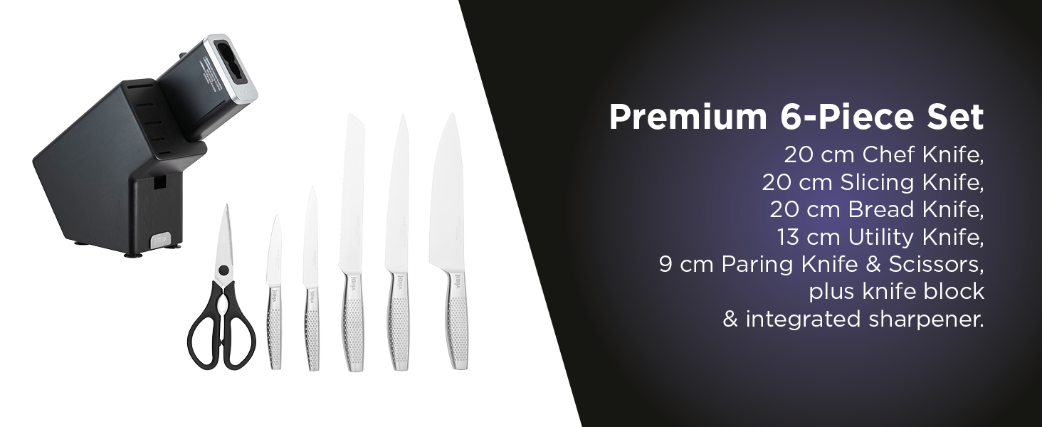 Ninja StaySharp Stainless Steel Knives, Knife Set