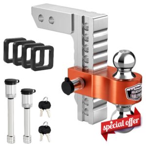 Kohree Adjustable Trailer Hitch Fit 2 Inch Receiver