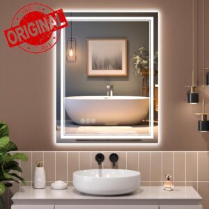 26x32 Inch Bathroom Mirror with Lights