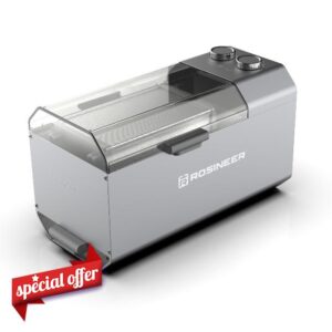 Electric Rotary Sifter with Stainless Steel Screen - Micron Mesh Options - Timer and Speed Control