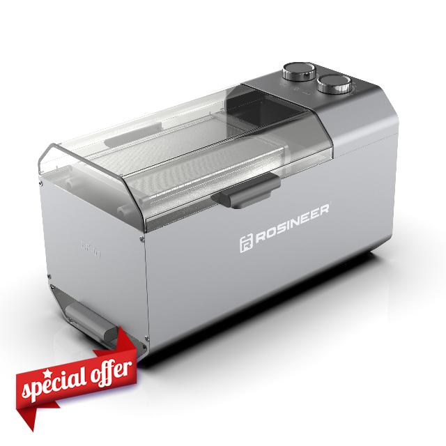 Electric Rotary Sifter with Stainless Steel Screen - Micron Mesh Options - Timer and Speed Control