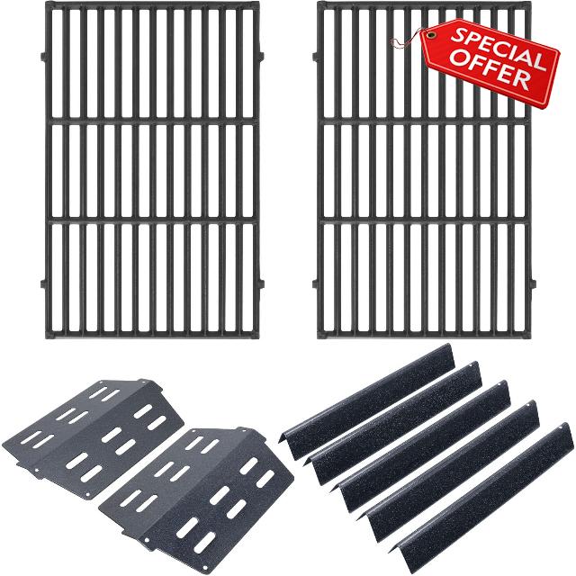 Grill Parts Kit for Weber Genesis 300 310 330 Grill Parts Weber Genesis E330 E310 S310 S330 EP330 EP310 S320 E320 Grill Parts Weber 7621 Flavorizer Bars 17.5"