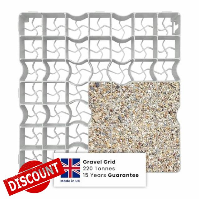 Neat Plastics Coloured Gravel Grid for Driveways