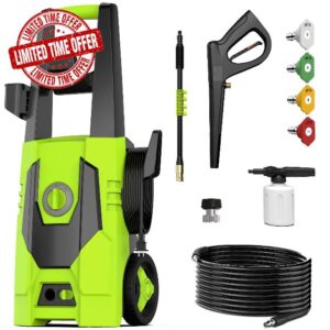AgiiMan Electric Pressure Washer - 4800PSI Max 3.2 GPM Power Washer with 35FT Power Cord