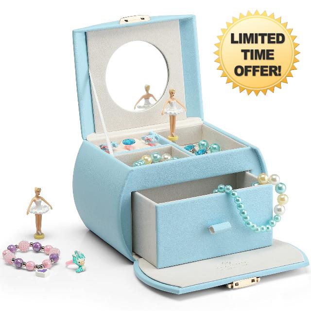 Vlando Musical Jewellery Box with Spinning Ballerina