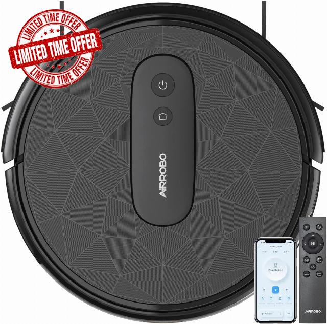 AIRROBO Robot Vacuum Cleaner - Robotic Vacuums with 2800Pa Suction Power