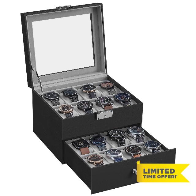 SONGMICS Watch Box