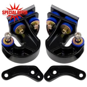 BHB Hood Hinge Pivot Bushing Bracket Kit Compatible with Peterbilt 377 378 379 Replace for #M134708L & M134708R