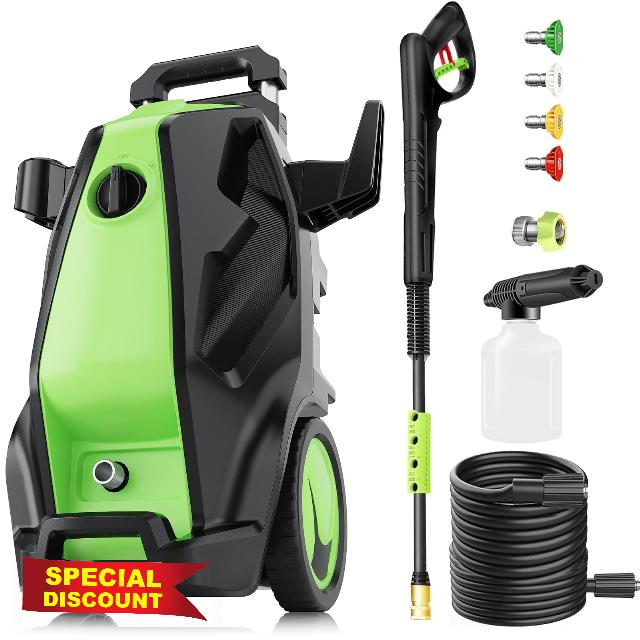 4500PSI Electric Pressure Washer 4.0GPM Power Washers Electric Powered Professional High Pressure Cleaner Machine