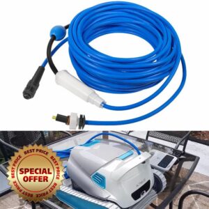 99958907-DIY 18M/60FT Blue 2-Wire Cable with Swivel for Tangle-Free Operation for Dolphin Pool Cleaners Active 20