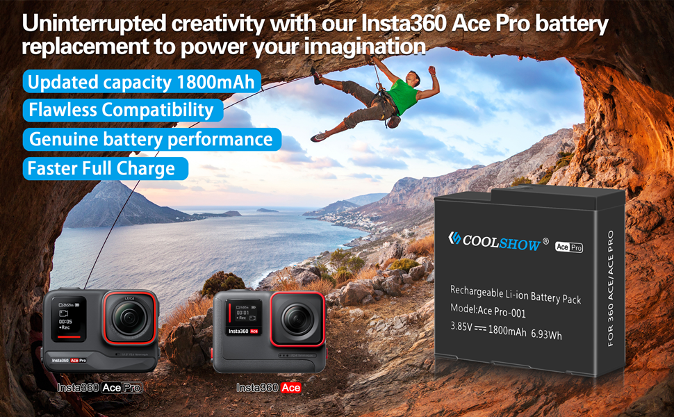 insta360 ace pro battery