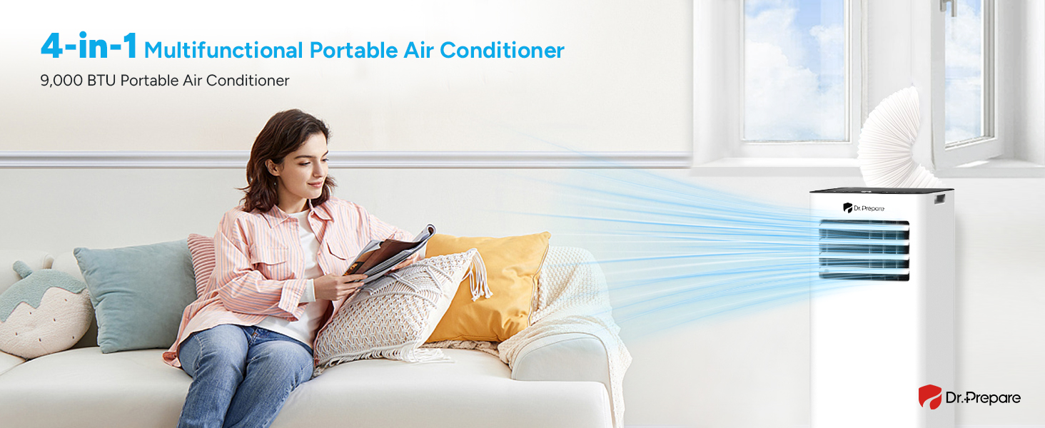 Dr.Prepare 9000 BTU portable air conditioner