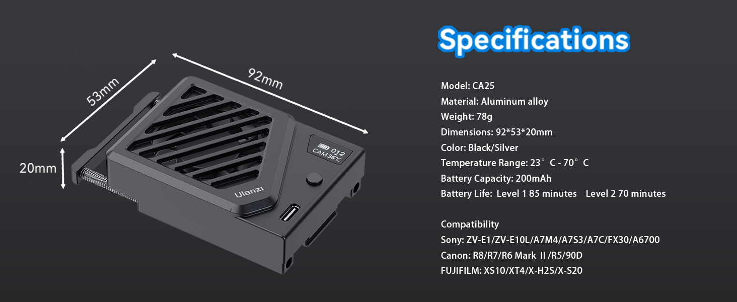Real-time Monitoring of Temperature and Fan Speed: 0.46-inch OLED display design