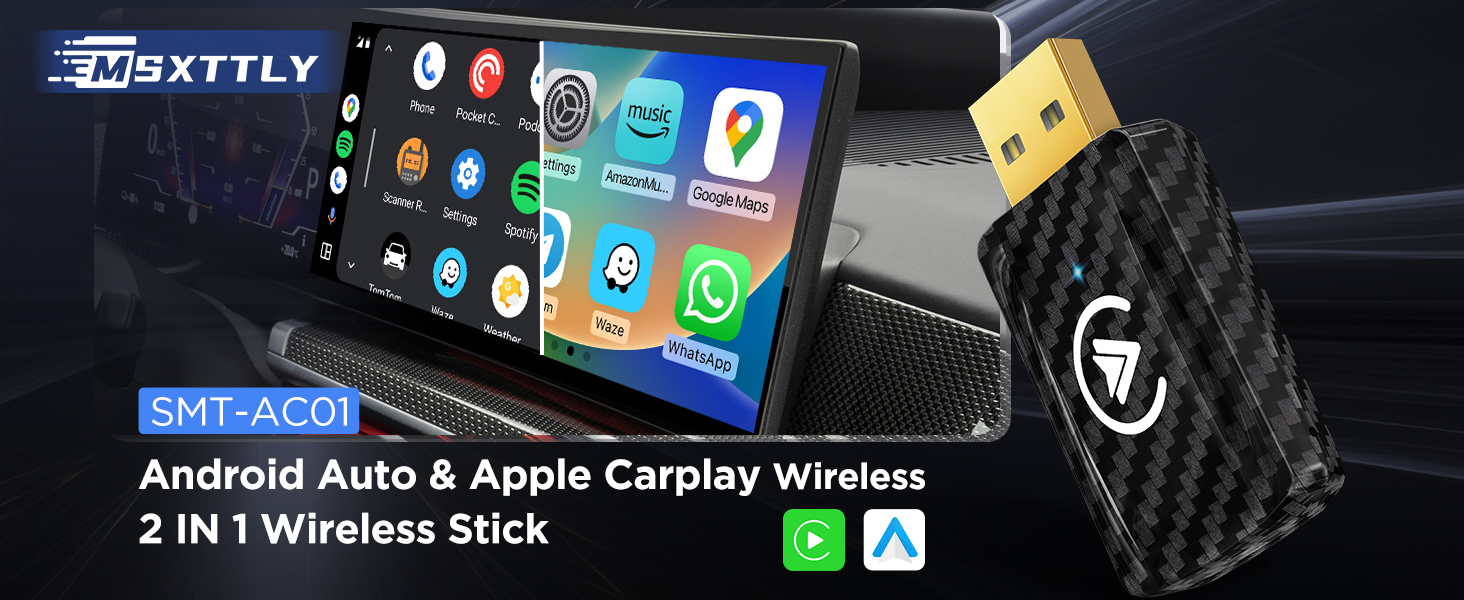 Carplay wireless android Auto wireless adapter