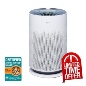 LG PuriCare 360 Air Purifier with NanoFiber True HEPA 3-Step Filtration