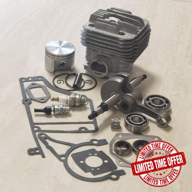 TS400 Cylinder Crankshaft Bearings Seals Gaskets Spark Plug Rebuild Set Concrete Cut-Off Saws Parts