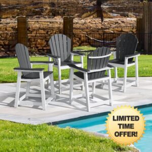 TY-BarS2-HUXCC4 Tall Adirondack Chairs