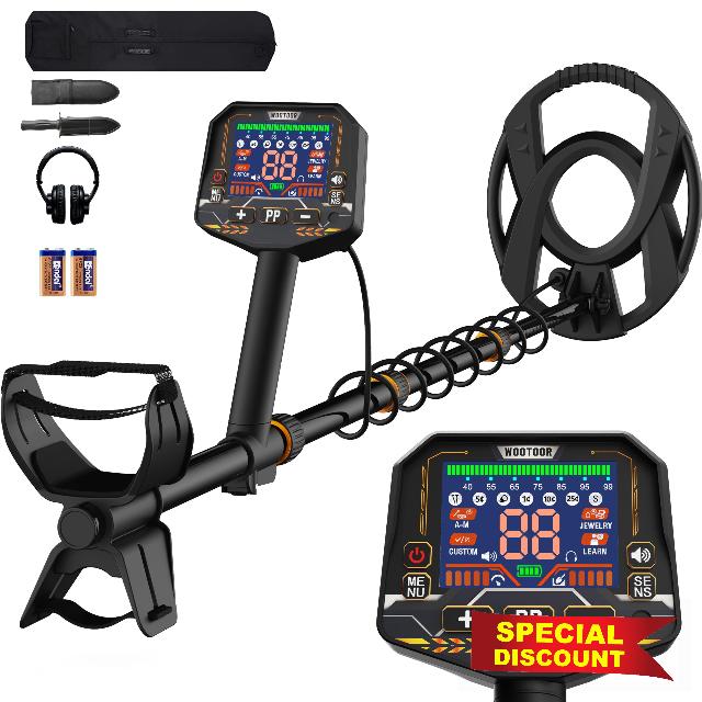 Metal Detectors for Adults Waterproof - Professional Higher Accuracy Gold Detector with LED Display
