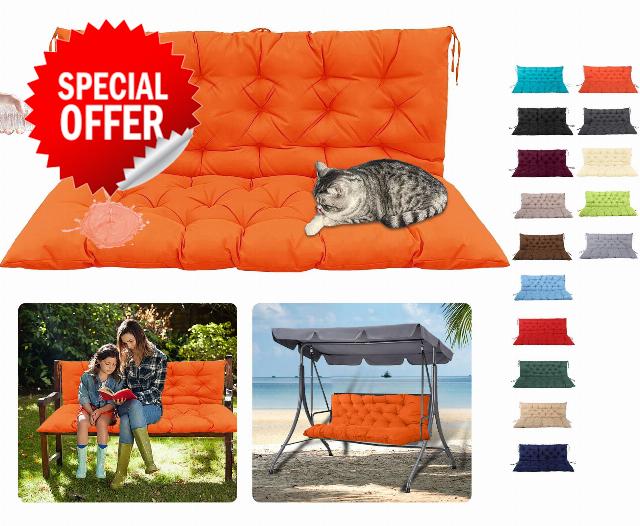 Outdoor Swing Cushions 3 Seater Replacement 55 Inch X 40