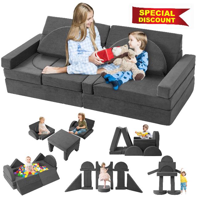 16PCS Modular Kids Nugget Couch