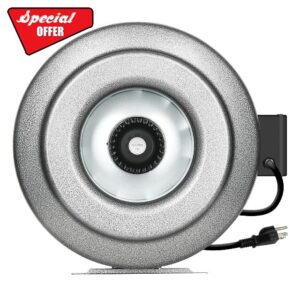 iPower 12 Inch 1060 CFM Inline Duct Window Ventilation Fan for Basement