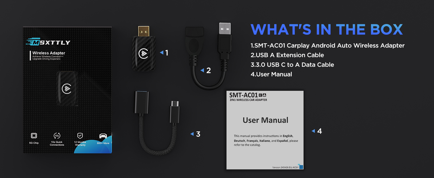 Carplay wireless Android Auto Wireless