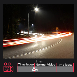 Dash Cam 4K+1080P