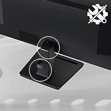 VESA Mountable & Adjustable stand