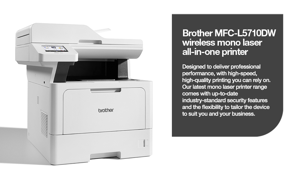 Brother MFC-L5710DW wireless mono laser all-in-one printer header