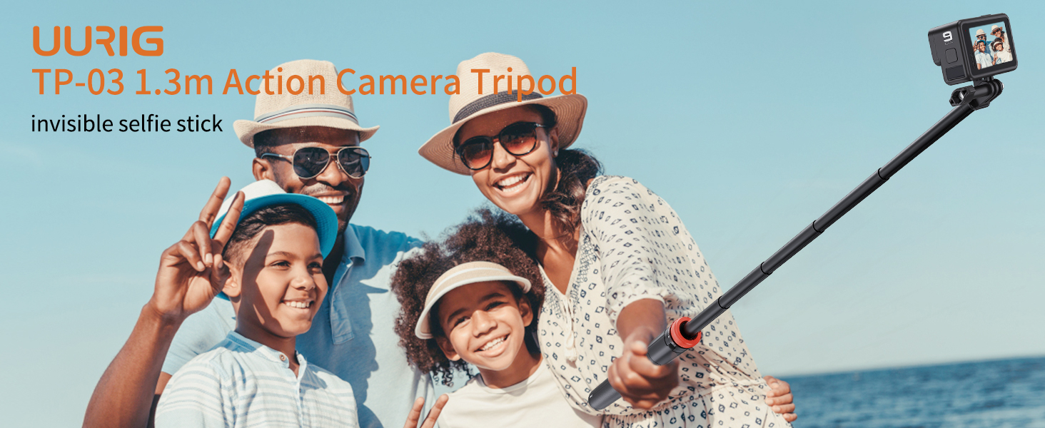 Invisible selfie stick; tripod stand; Selfie Stick; Tripod;action camera tripod;action camera selfie
