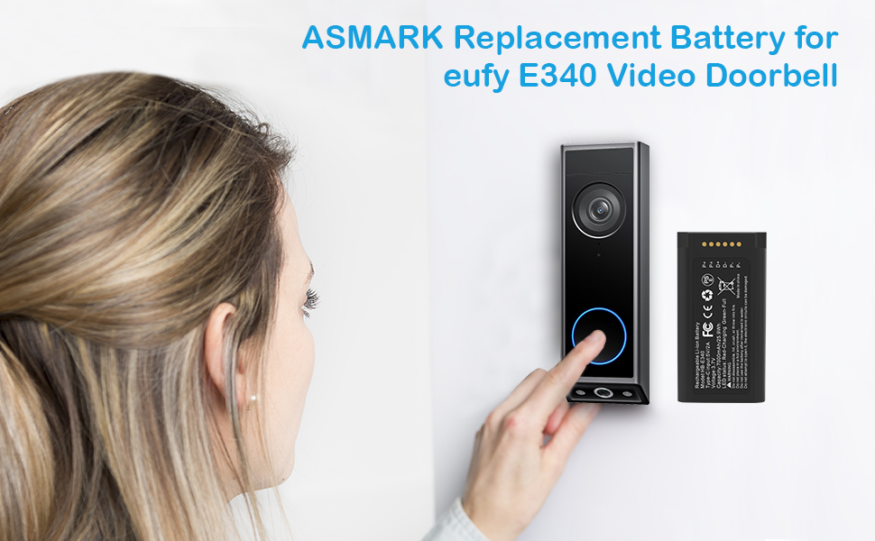 ASMARK Replacement Battery for eufy E340