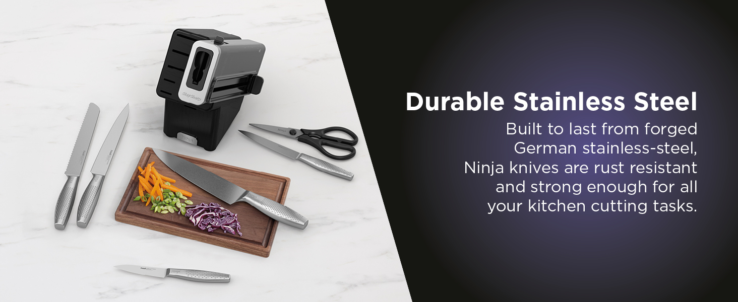 Knife set with sharpener, knife sharpener, knife gift set, Gift Knives, Knife Block, Knife Block Set