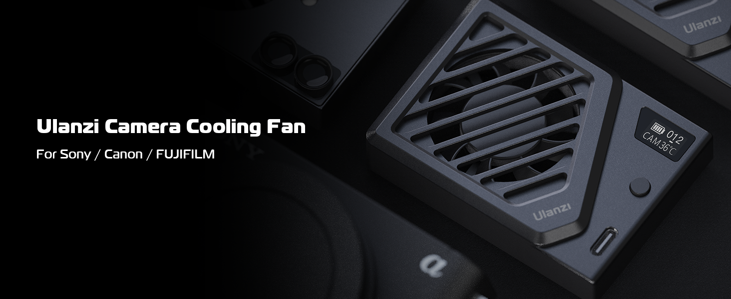 ULANZI Camera Cooling Fan Silver