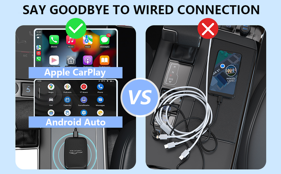 Wireless CarPlay Adapter & Android Auto Adapter