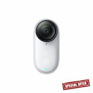 Insta360 GO 3S - 128 GB White GO 3S Camera Only 4K Tiny Portable Vlogging Camera